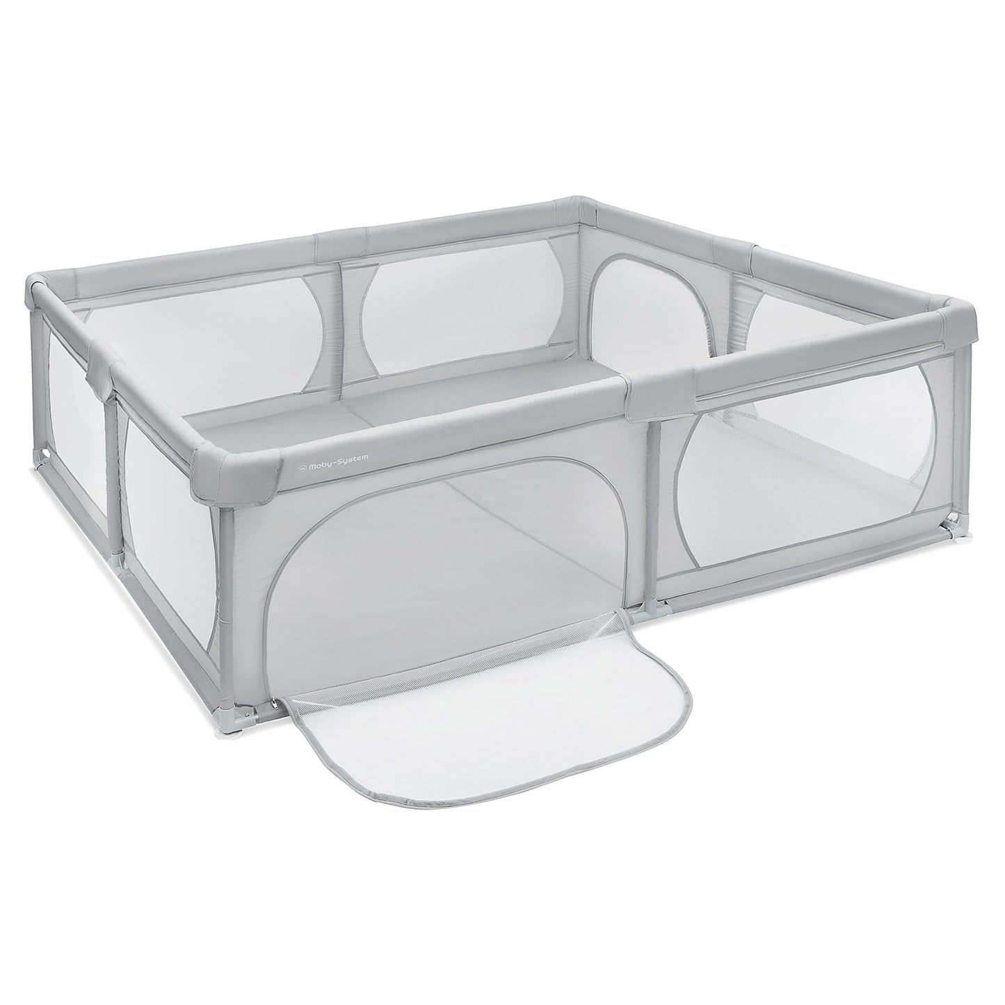 Livrenpoche : Parc pour bébé Moby - System 200x180cm, gris - - Divers