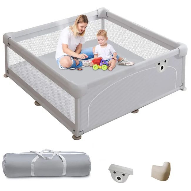 Livrenpoche : Parc bébé 90x90 cm intérieur et extérieur - - Divers