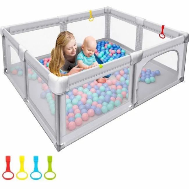 Livrenpoche : Parc pour Bébé Enfants Extra Large 150x180x62cm - - Divers