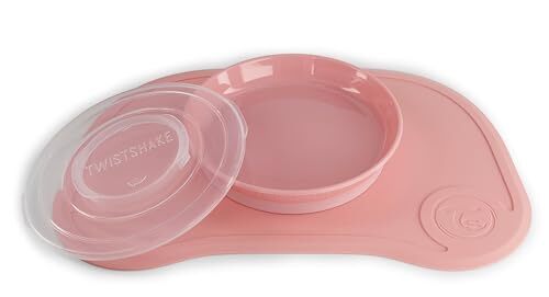 Ensemble de repas pour bébé Twistshake Click Mat Plus rose - - Divers