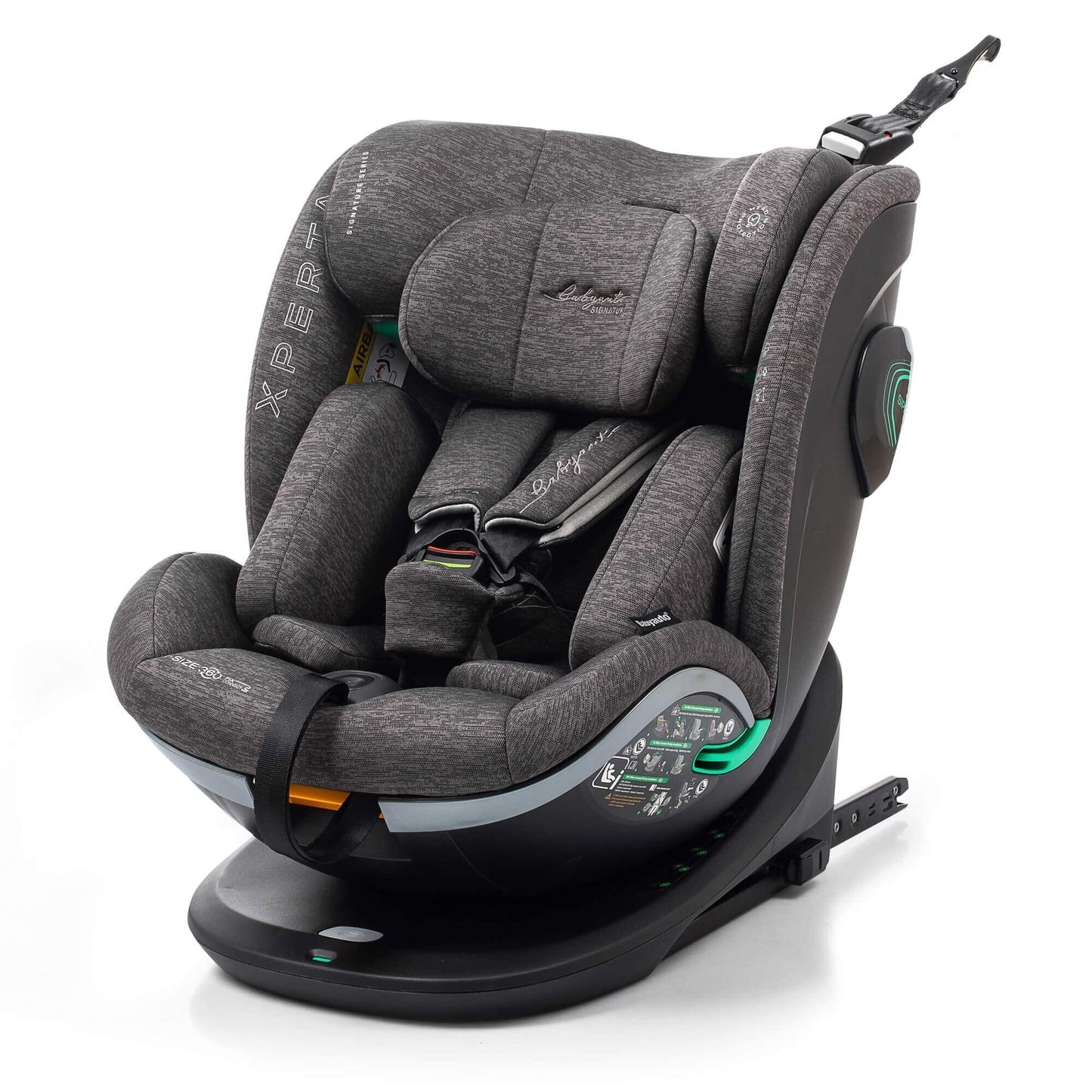 Siège-Auto Babyauto - Xperta rotation 360° isofix groupe 0+, 1, 2, 3 Gris - - Divers
