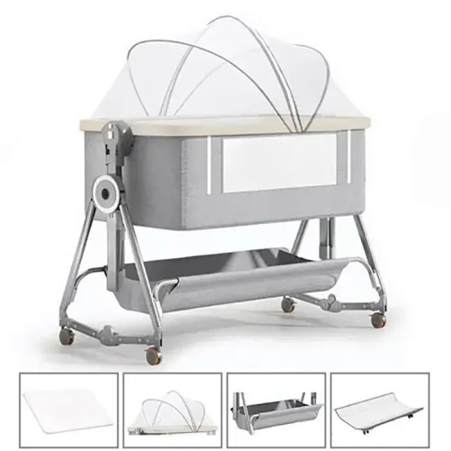 Lit cododo avec matelas, moustiquaire, table à langer - - Divers