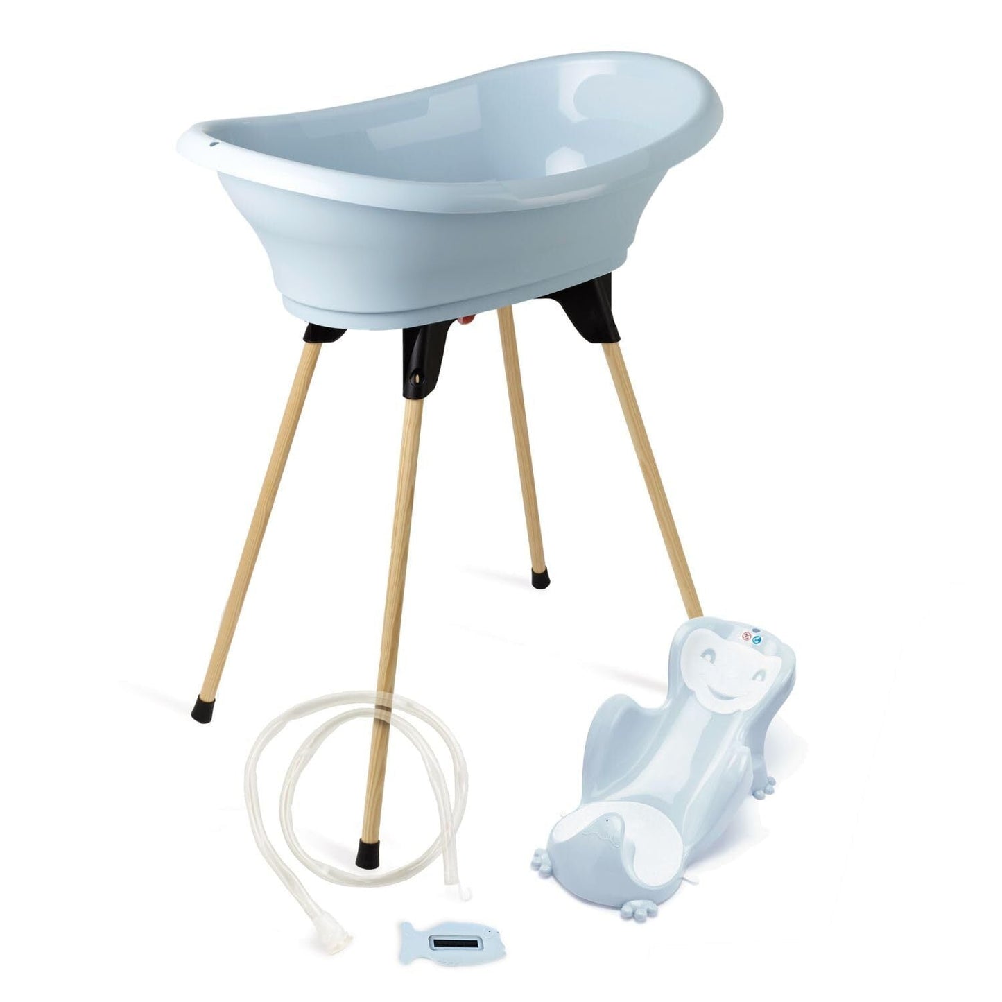 Thermobaby - Pack baignoire bébé Vasco 5 en 1 - Fleur bleue - - Divers
