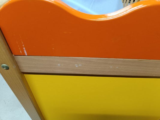 Lit De Crèche À Barreaux Vague Orange 106x58cm - Wesco - - Divers