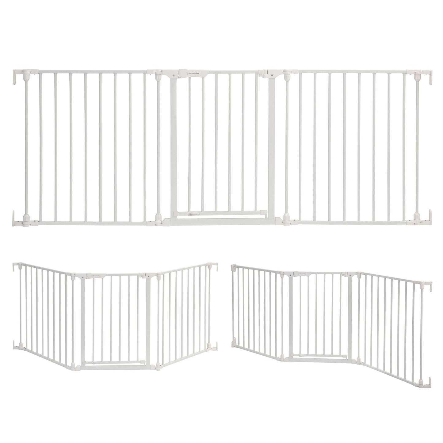 Barrière de sécurité enfant - Discovery 3 74,5 cm à 1,95 cm - Blanc - - Divers