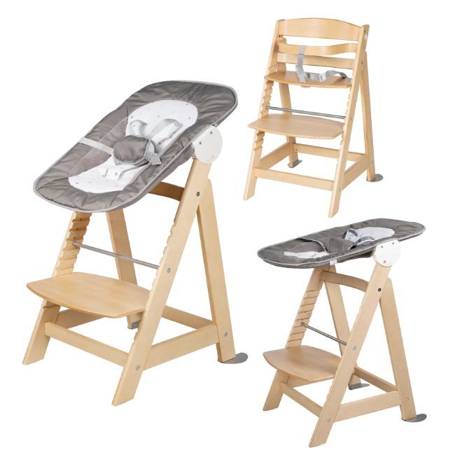 Chaise haute Born Up Set 2 en 1, Sternenzauber, avec fonction d'inclinaison, dès la naissance - - Divers