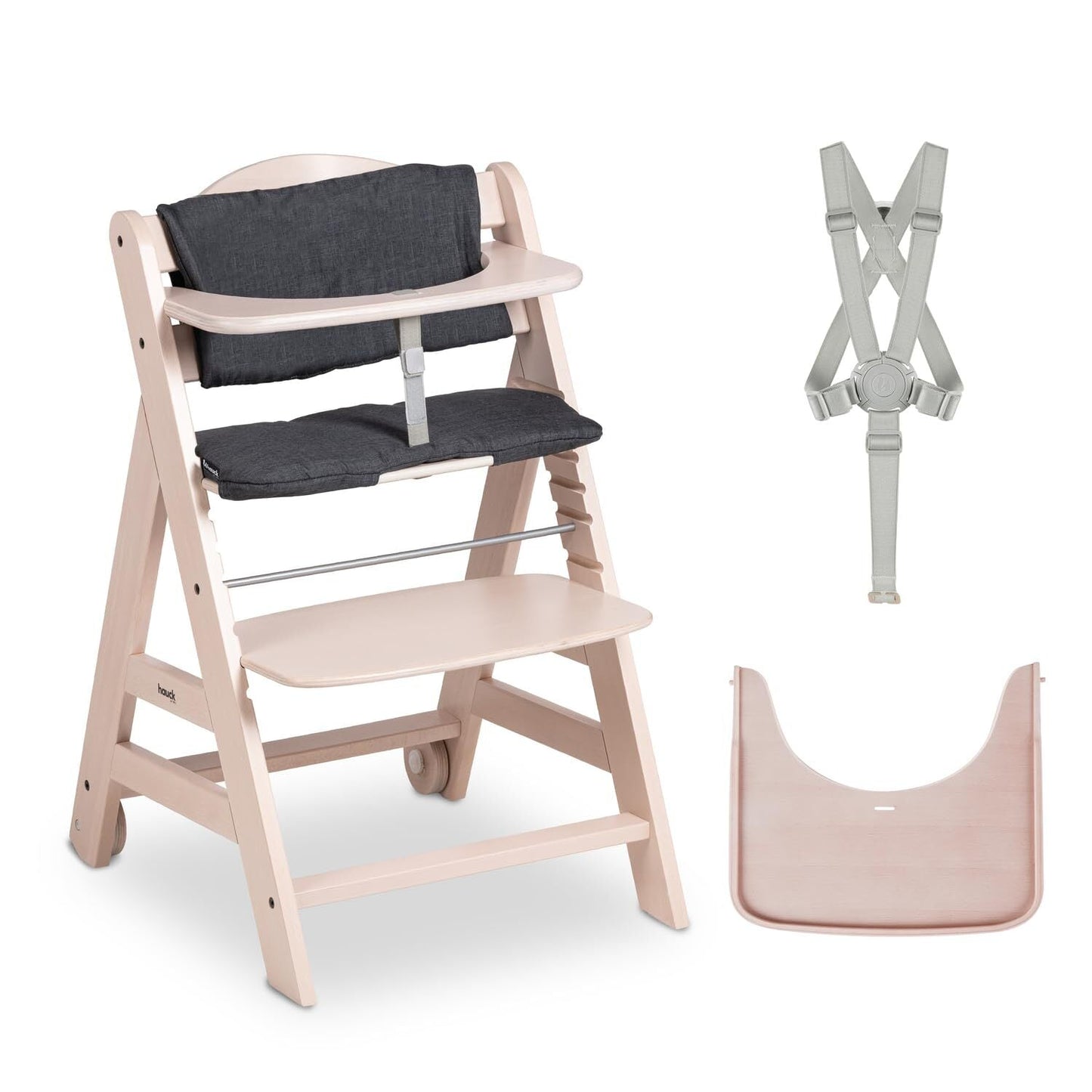 Chaise haute en bois Hauck Beta+ - - Divers
