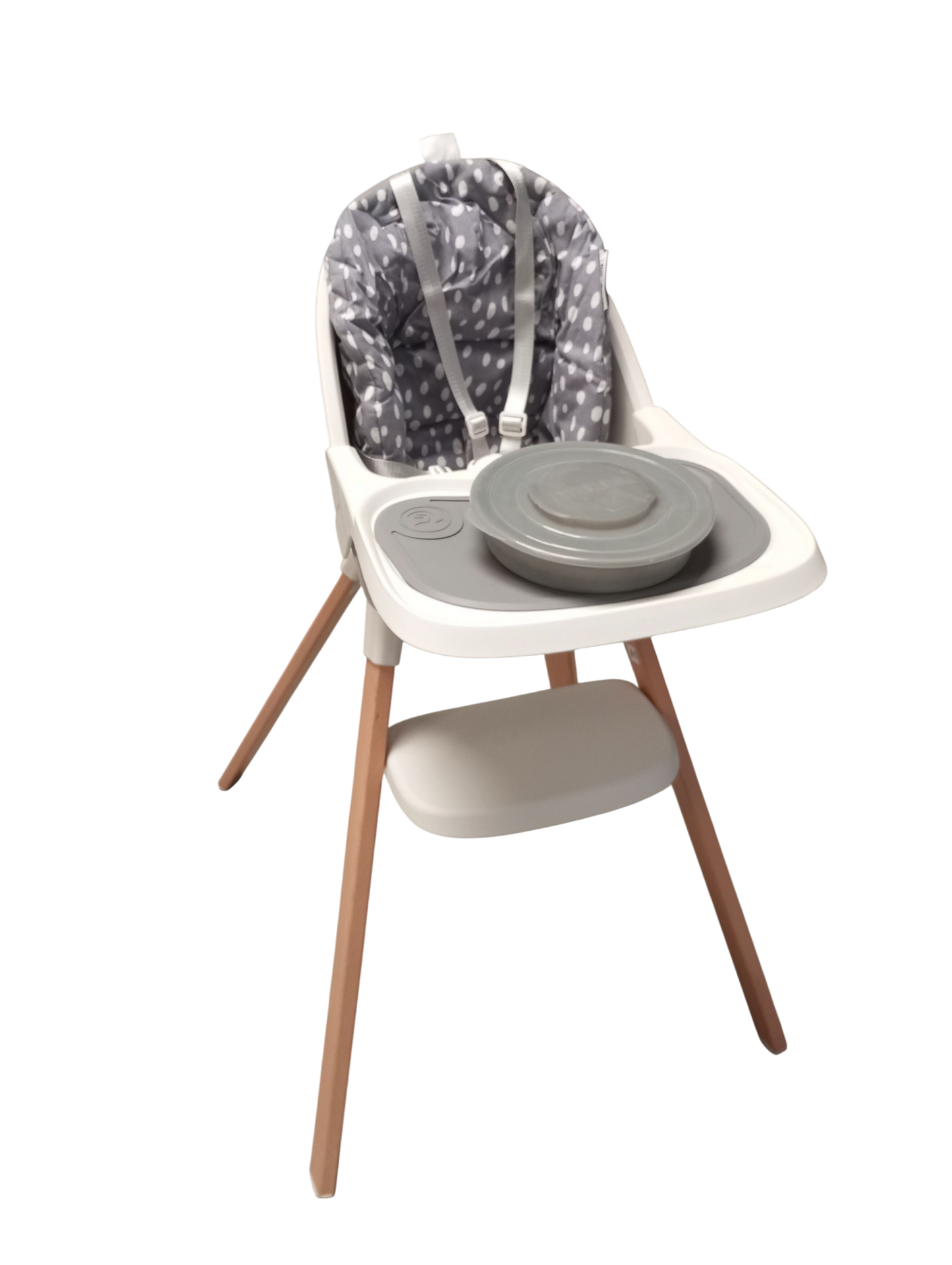 Chaise Haute Pour Bébé - Blanc Twistshake + Kit repas ClickMate Mini