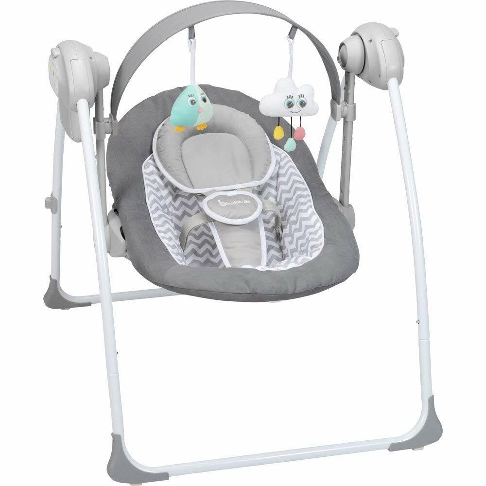 Livrenpoche : Balancelle électrique Confort Badabulle White/Grey -  - Divers