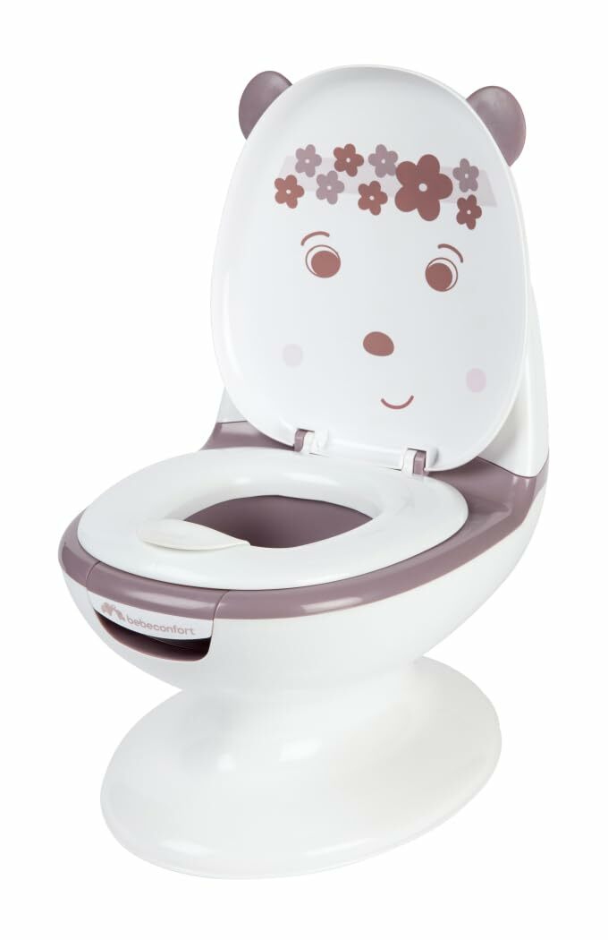 Livrenpoche : Mini Pot Toilette Oursonne Blanc et Rose -  - Divers