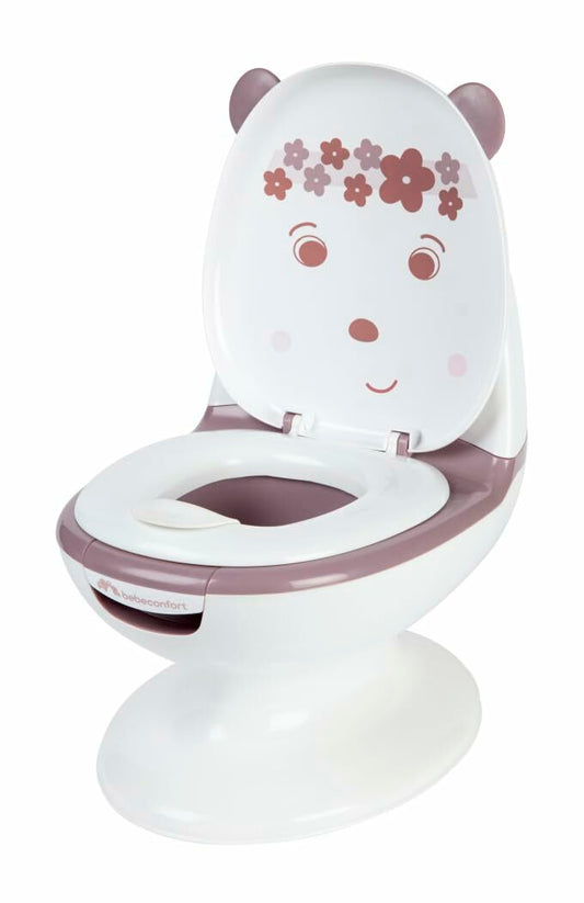 Livrenpoche : Mini Pot Toilette Oursonne Blanc et Rose -  - Divers