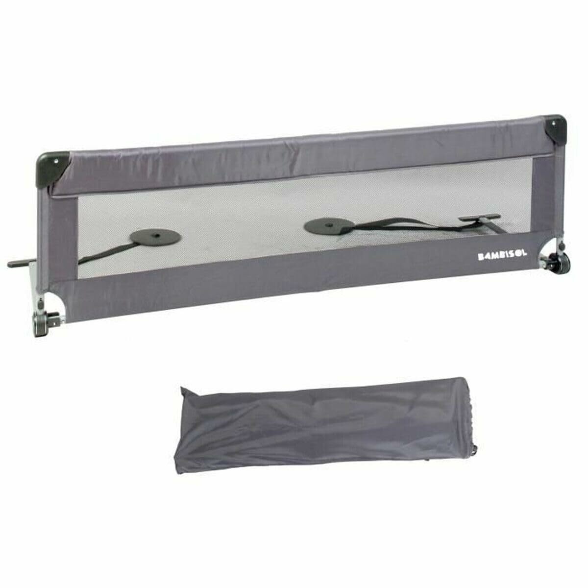 Livrenpoche : Barrière de lit 44 x 150 cm gris Looping -  - Divers