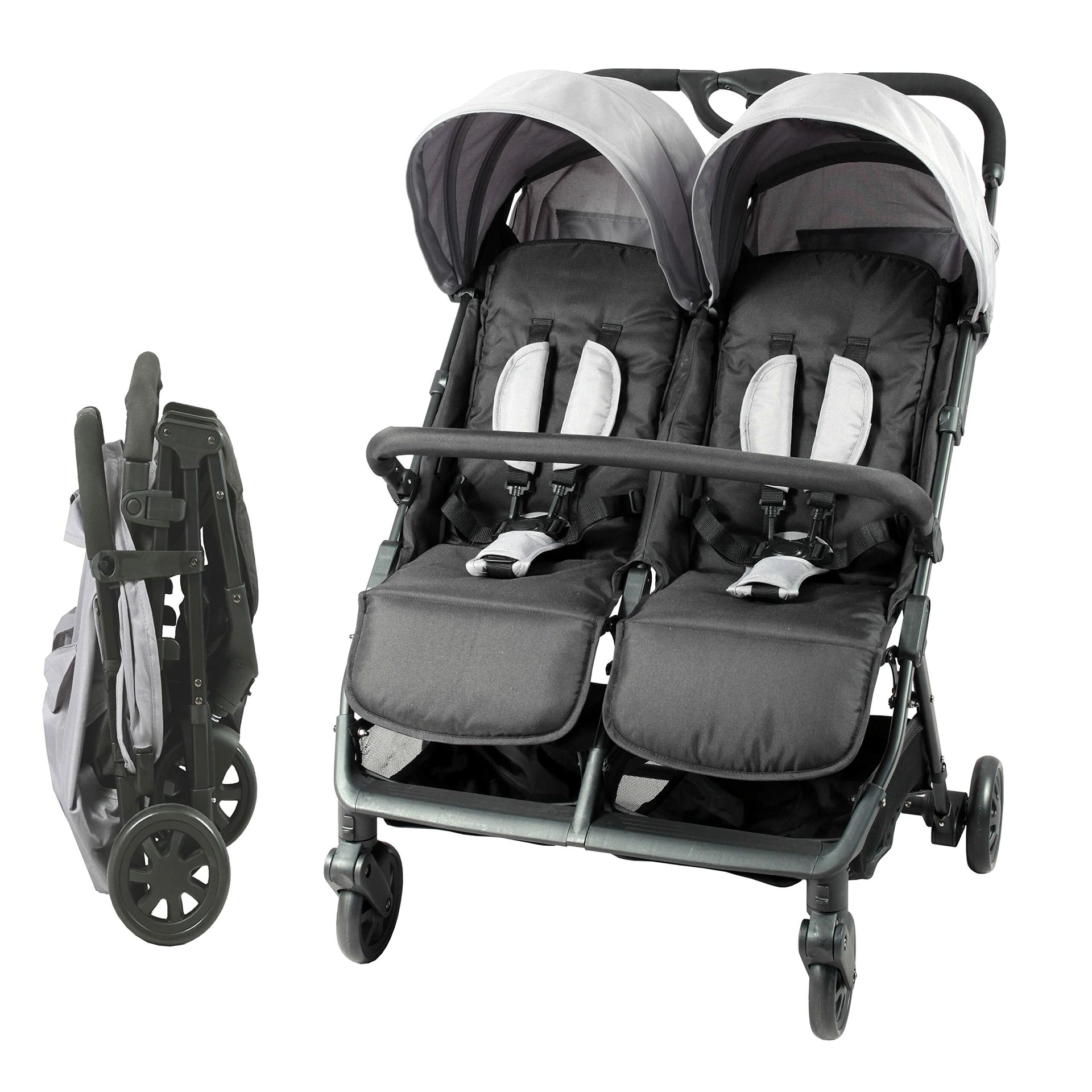 Livrenpoche : Poussette double bambisol pour jumeaux ou enfants en âge rapprochés -  - Divers