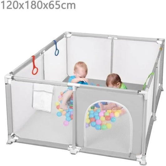 Livrenpoche : Parc Bébé Enfant SINBIDE 120x180x65cm GRIS -  - Divers