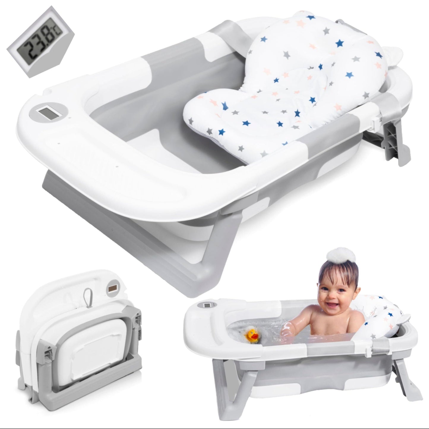 Livrenpoche : Baignoire pliable bébé, compacte portable -  - Divers