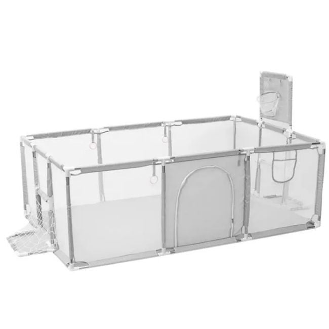 Livrenpoche : Parc Bébé avec Panier De Basket 129x190x65cm -  - Divers