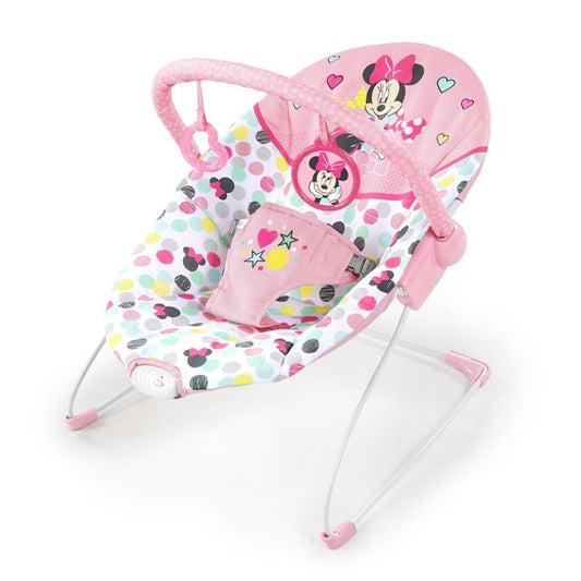 Livrenpoche : Transat BrightStarts Minnie mouse spotty dotty avec vibrations -  - Divers