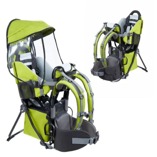 Livrenpoche : Porte-bébé randonnée ergonomique Support dorsal vert -  - Divers