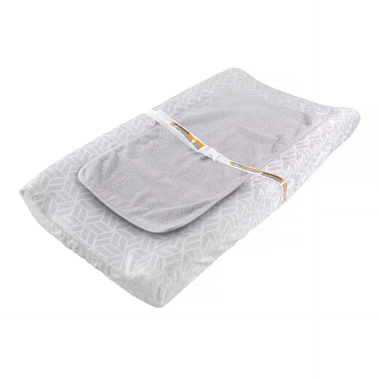 Livrenpoche : INGENUITY Matelas à langer avec 1 housse de protection imperméable, 1 housse élastique ultra-moelleuse, 1 serviette éponge -  - Divers