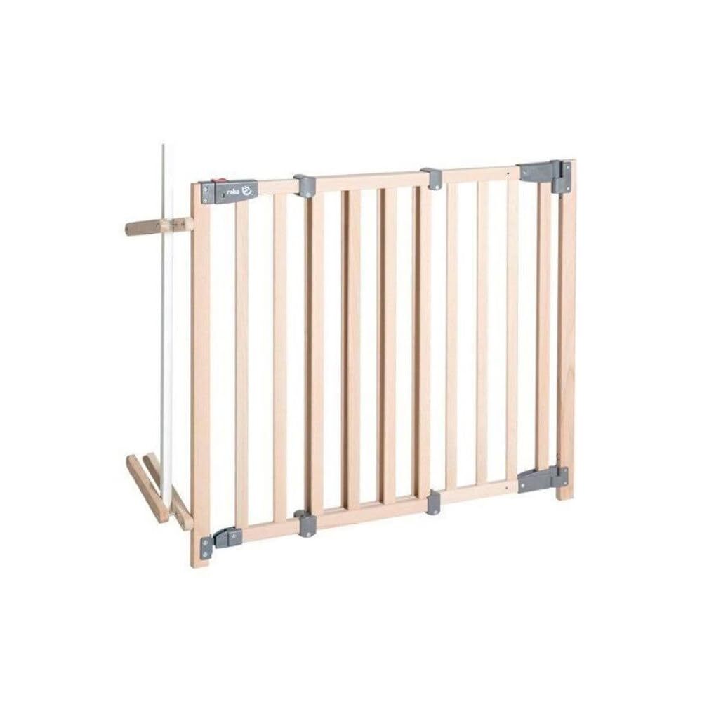 Livrenpoche : Roba barrière de sécurité bébé Pour Escaliers En Bois Massif Avec Portillon -  - Divers