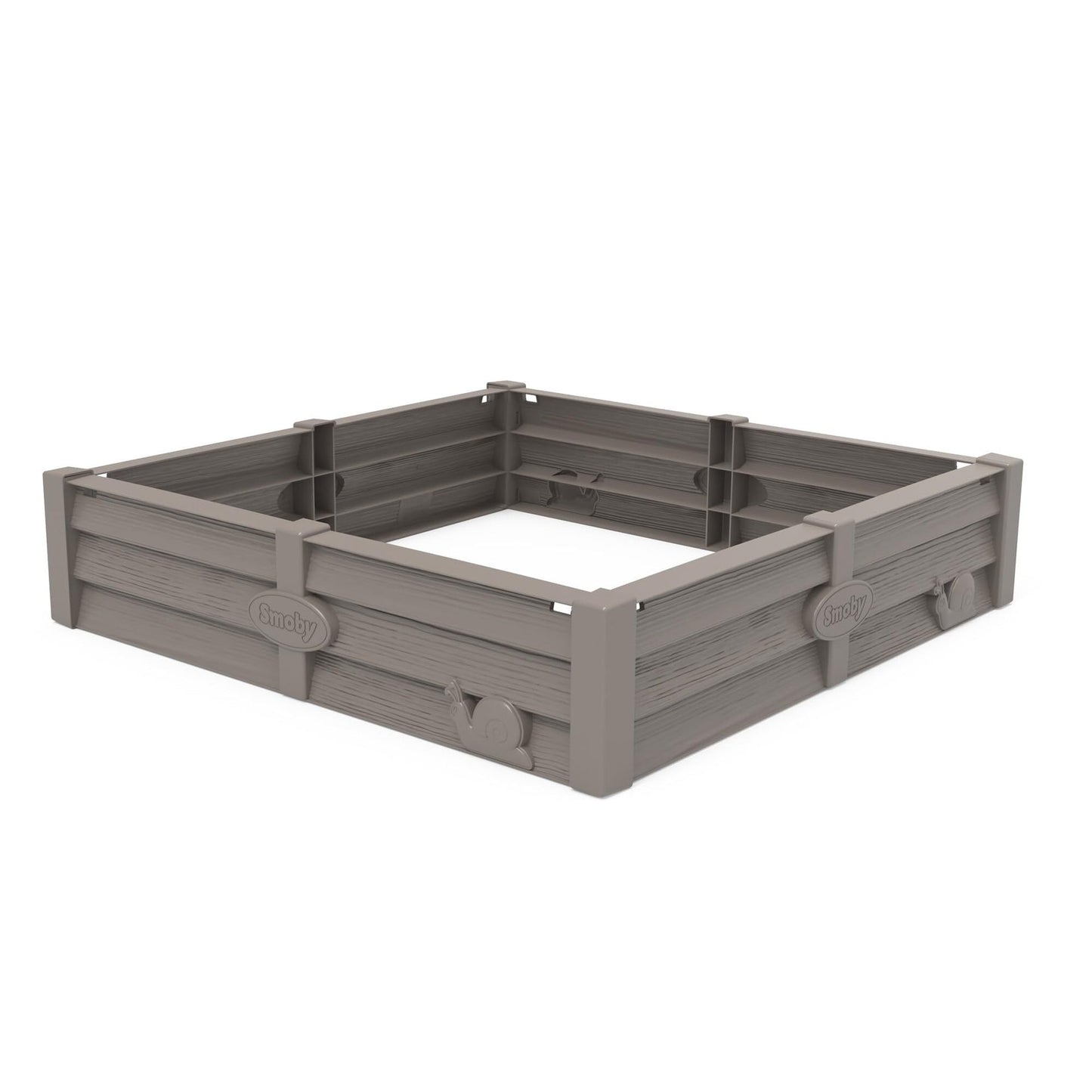 Livrenpoche : Smoby Life - Bac square garden - Bac à sable ou carré potager pour maisons smoby - 76x76 cm - Bâche incluse - Matière recyclée - A partir de 2 ans - Fabrication française -  - Divers