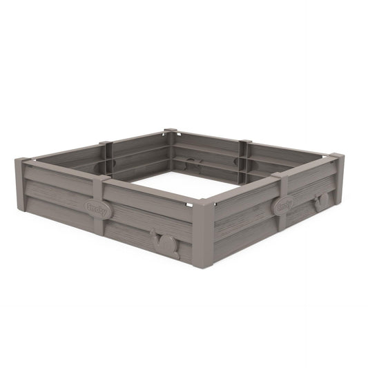 Livrenpoche : Smoby Life - Bac square garden - Bac à sable ou carré potager pour maisons smoby - 76x76 cm - Bâche incluse - Matière recyclée - A partir de 2 ans - Fabrication française -  - Divers