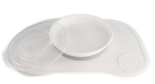 Ensemble de dîner Twistshake Click Mat Plus blanc -  - Divers