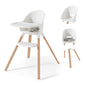Chaise Haute Pour Bébé - Blanc Twistshake + Kit repas ClickMate Mini -  - Divers