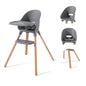 Chaise Haute Pour Bébé - Gris Twistshake + Kit repas ClickMate Mini -  - Divers