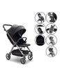 Twistshake 7 En 1 Poussette Pliante Pour Bébé noire + 7 accessoires -  - Divers