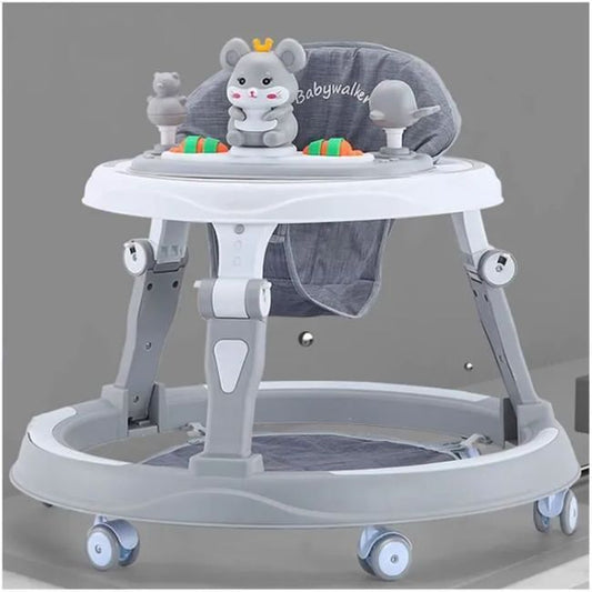 Trotteur 8 Vitesses Réglables - Anti Retournement - 6 Roues Silencieuses -  - Divers