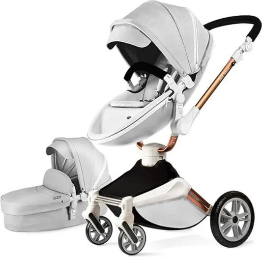 Poussette HotMom 2 en 1 360° Grey -  - Divers