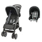 Poussette Combinée Champion + Siège Auto Babyride Groupe 0+ Nania pop black -  - Divers