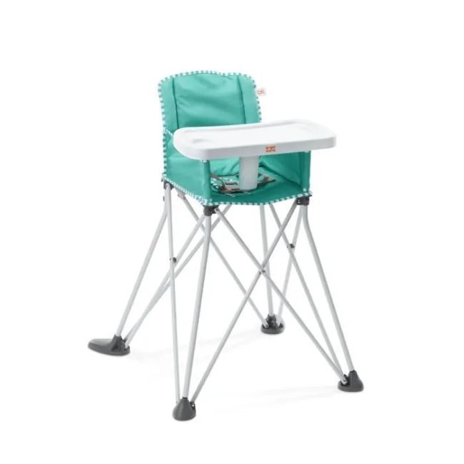 BRIGHT STARS Pop N Dine - Chaise haute pour bébé, pliable sac de transport inclus -  - Divers