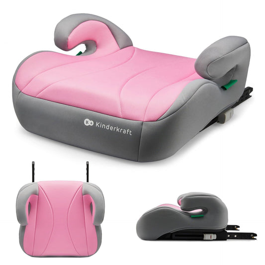 Kinderkraft I-Boost siège enfant, siège auto i-Size, 135 - 150cm, réhausseur de 9 à 12 ans, rose -  - Divers