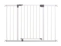 Barrière de sécurité large LIBERTY - Par pression - 99/105,5 x 75 cm - Blanche