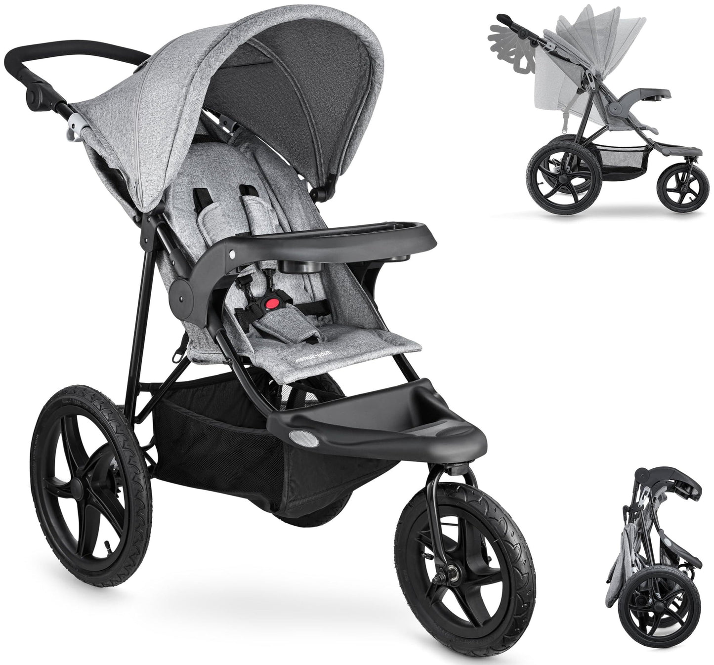 Poussette 3 roues tout terrain - Moby-System Runner Mountain -  - Divers