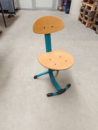 Chaise Maternelle Fixe Verte - 35 cm
