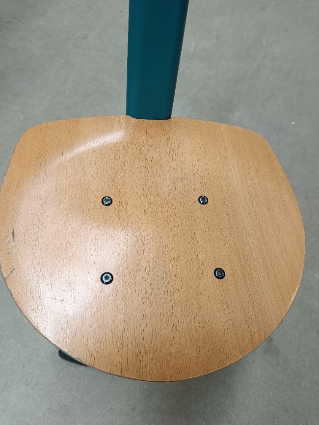 Chaise Maternelle Fixe Verte - 35 cm -  - Divers