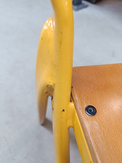Chaise maternelle jaune 31 cm -  - Divers