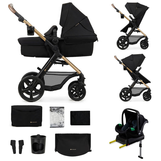 Kinderkraft Moov 2 4 - En - 1 poussette, siège auto mink pro i - Size et base isofix,noir -  - Divers