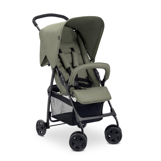 Hauck Poussette Compacte Citadine Sport - Ultra légère seulement 5,9 kg, pliable et inclinable, jusqu'à 15 kg, capote pare - Soleil, grand panier 3 kg, olive -  - Divers