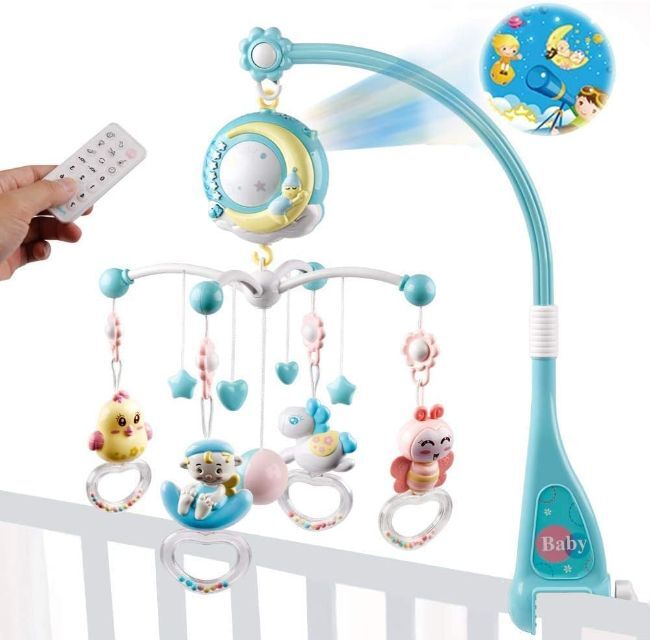 Mobile bébé Mini Tudou musical avec projecteur -  - Divers