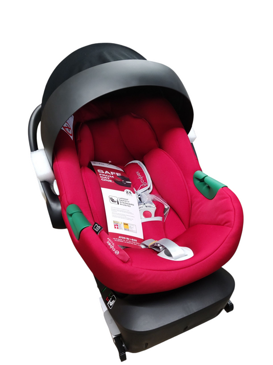 CYBEX SIEGE AUTO Aton B2 I-Size - Base One Dynamic incluse - Rouge
